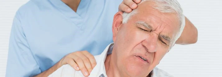 Chiropractic Mountlake Terrace WA Neck Adjustment Older Man